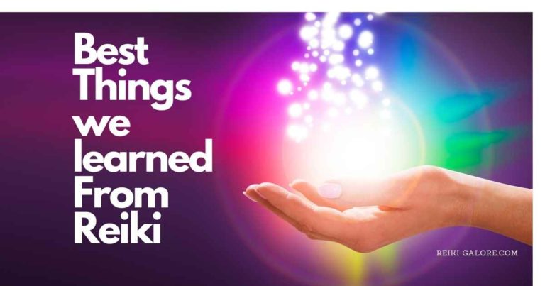 Things we learned form reiki