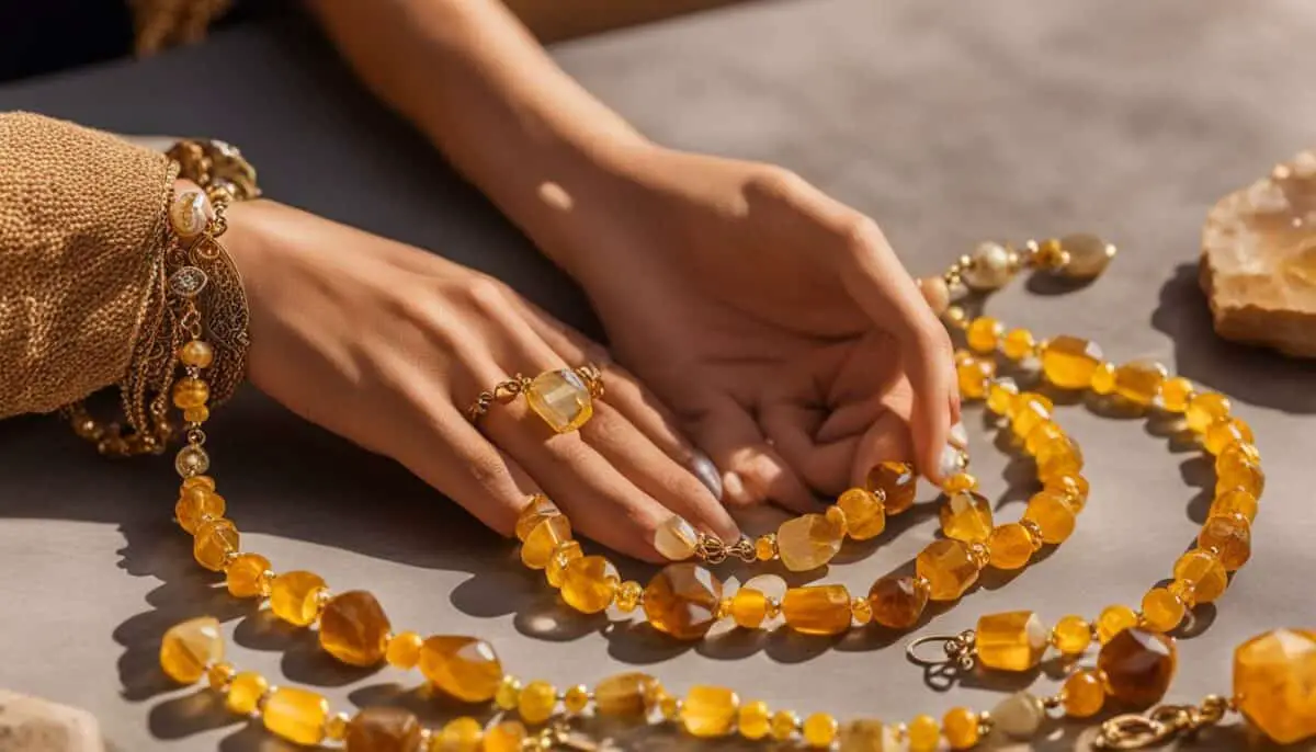 Solar Plexus Chakra Crystal Jewelry