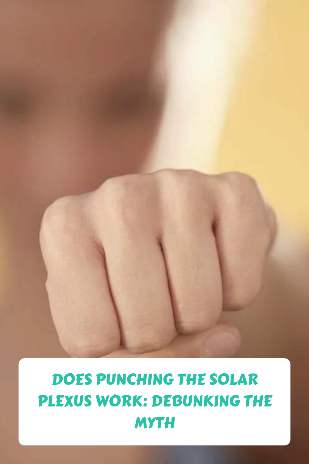 Does Punching the Solar Plexus Work: Debunking the Myth 1