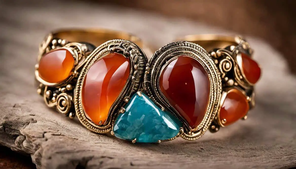 Carnelian stones with vibrant colors and captivating allure